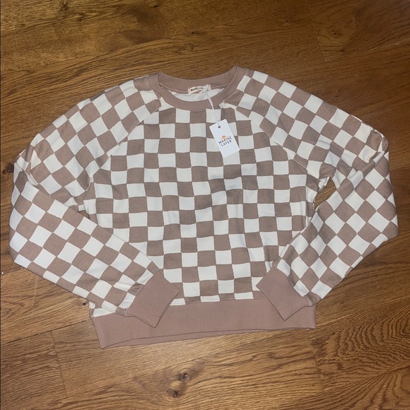 Marine Layer Sweaters - Marine Layer ‘Checkerboard’ Sweatshirt